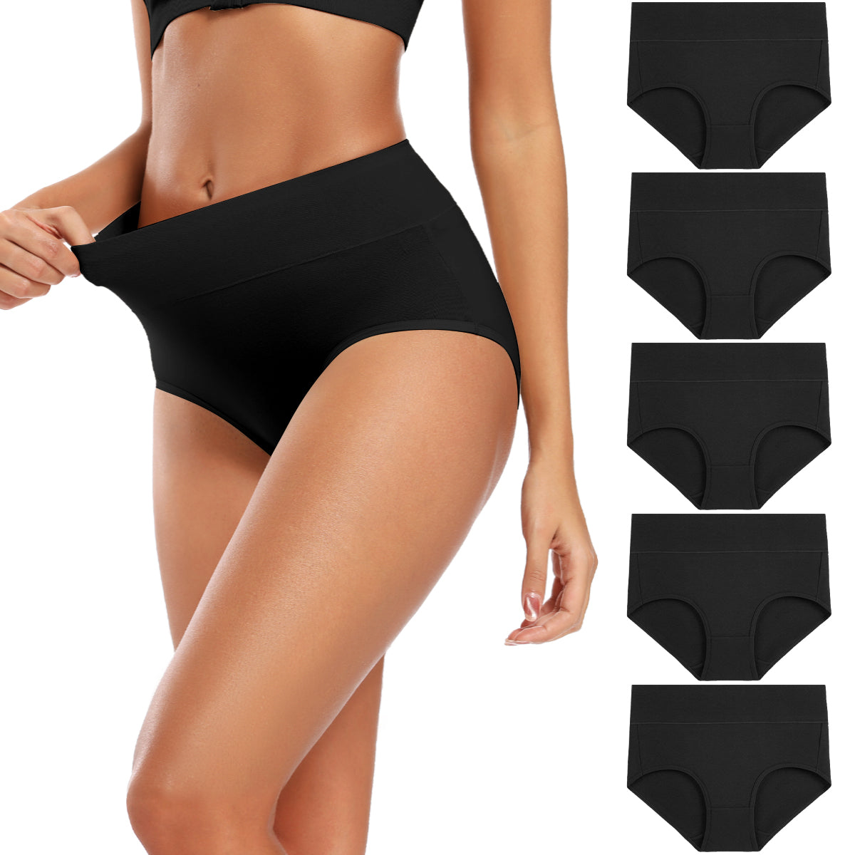 PLUS size L/3XL Women's underwear Cotton high waist seamless panties sexy  girls briefs