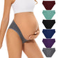 Molasus Cotton Crossover Maternity Underwear Under Bump Pregnancy Bikinis Panties