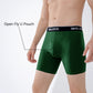 Molasus Mens Boxer Briefs Soft Cotton Underwear Open Fly Tagless Underpants Pack of 7
