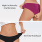 Molasus Womens Menstrual Cotton Hipster Panties Ladies Period Underwear Leakproof Underpants 3 Pack