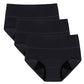 Molasus Incontinence Underwear for Women High Waist Period Leakproof Cotton Underwear Heavy Flow Menstrual Protective Panties Bladder Control Briefs 3 Pack
