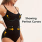 3-piece seamless shapewear bodysuit with tummy-tucking, hip-lifting and butt-slimming features