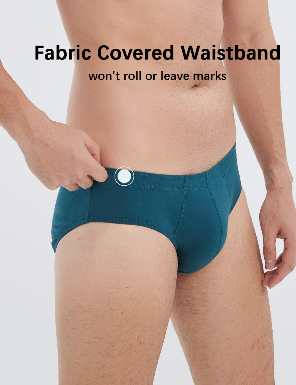 Mens underwear hot sale no elastic waistband