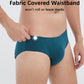 Molasus Men's Breathable Cotton Briefs Underwear No Fly Covered Waistband Underpants(S-3XL)