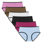 Molasus Womens Underwear Cotton Hipster Panties (Regular & Plus Size) Pack of 6