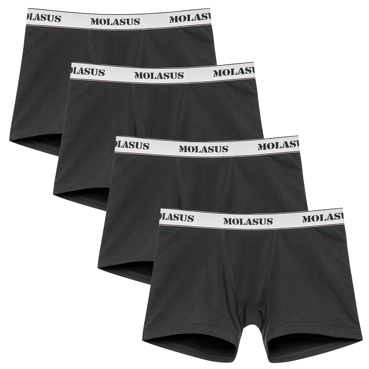 Molasus 4.5 Inseam Womens Cotton Boxer Briefs Underwear Boy