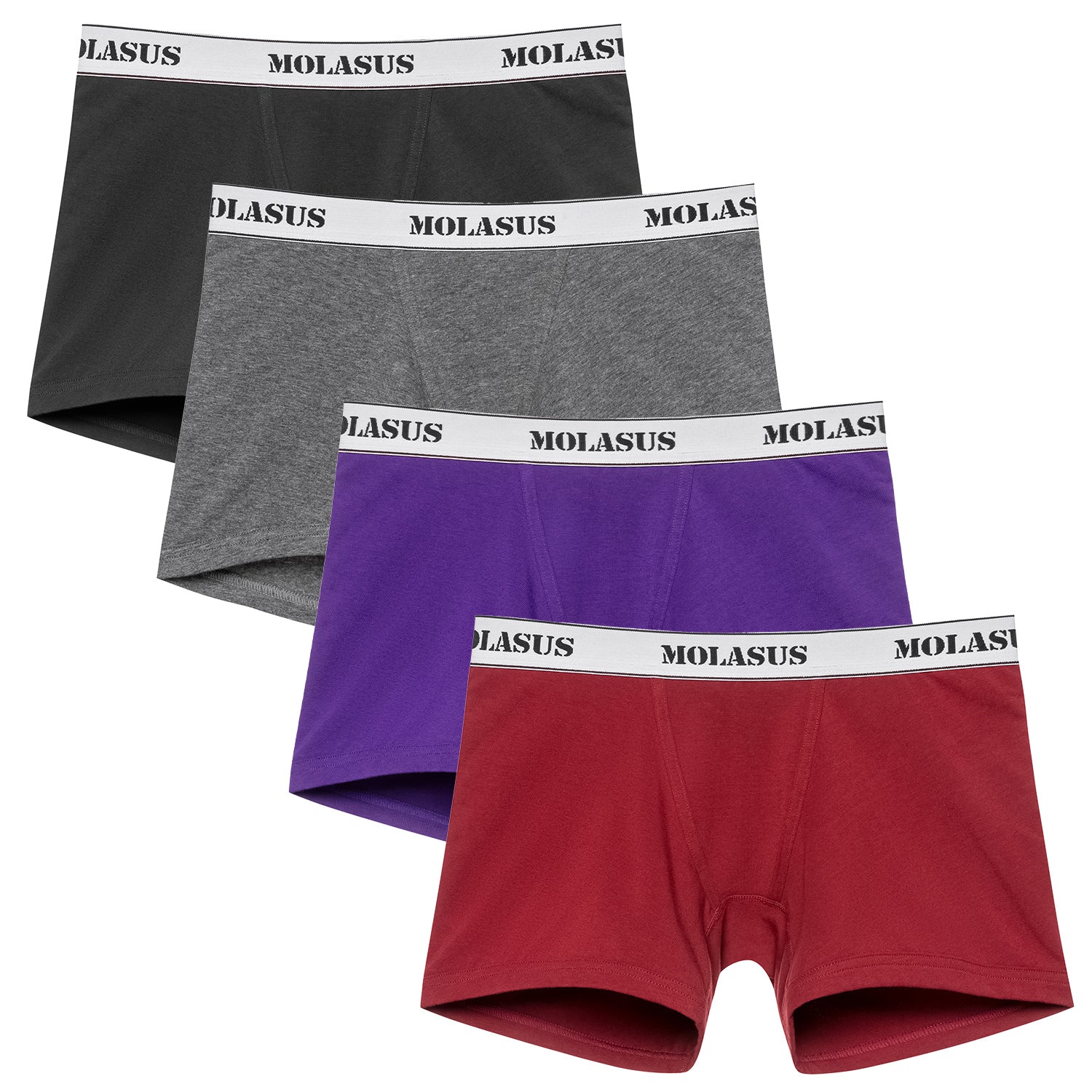 Clobeau Women Briefs High Waist Boxer Briefs Stretchy Soft Panties  Underwear Ladies Boyshorts Underwear
