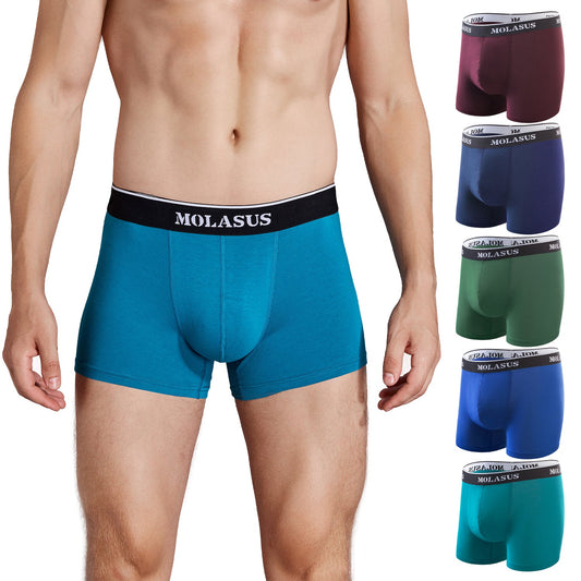 Molasus 4.5 Inseam Womens Trunks Underwear Soft Cotton Boxer Briefs Ladies  Anti Chafing Boy Shorts Panties Pack of 4 : : Clothing, Shoes &  Accessories